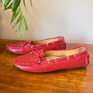 Marc Joseph Cypress Hill Red Snake Loafers